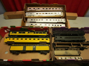 lot 622 image: LAKE SUPERIOR AND SOUTHERN PASSENGER CARS, OTHER PASSENGER SCALE, KIT-BUILT CARS  PARTS