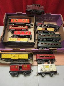 lot 669 image: AMERICAN FLYER #1218 MOTOR ENGINE, ASSTD. LIONEL, AMERICAN, IVES, MORE TIN CARS, O SCALE