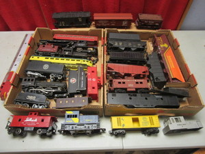 lot 674 image: ASSTD. TRAIN CARS, KIT-BUILT, MINNEAPOLIS SAINT PAUL AND SAULT STE. MARIE, GREAT NORTHERN, MORE