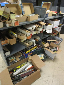 lot 700 image: MODEL TRAIN SUPPLIES, DECALS, COUPLERS, KITS, TRAIN CONSTRUCTION MATERIALS, TRUCKS, MORE