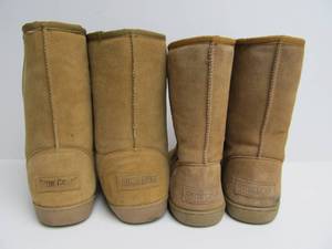 2 Pair of Mens Lined Boot Slippers