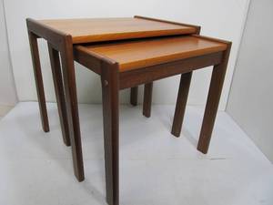 Danish Modern Teak Nesting Table