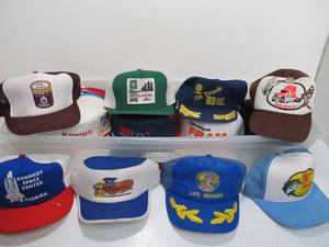 Large Lot of Vintage Snapback Trucker Hats