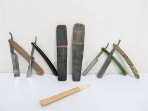 Lot of Vintage &amp Antique Straight Razors