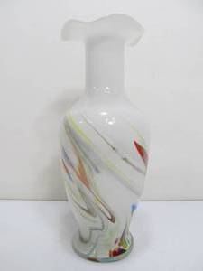 Hand Blown Art Glass Vase