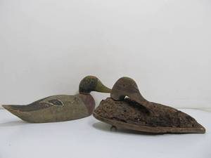 2 Vintage Duck Decoys