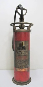Large Vintage Central Station Fyr-Fyter Brass Fire Extinguisher&nbsp