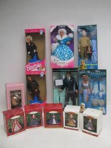 Group of Barbie &amp Other Figures wBoxes