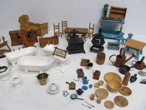 Nice Group of Vintage Doll House Furniture