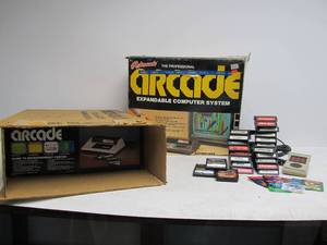2 Bally Arcade Video Game System wOriginal Boxes &amp Intellivision Games