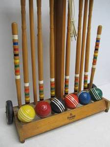 Complete Vintage FORSTER Croquet Set