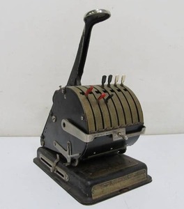 Antique 1910s Check Writer by Burns International Detective Agency