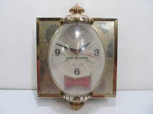 Vintage BUDWEISER Lighted Beer Advertising Clock