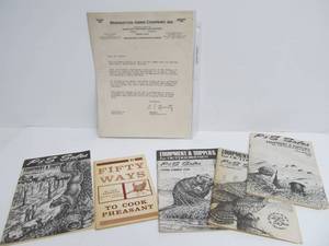 Lot of Vintage Outdoor Hunting Fishing Camping Supplies Catalogs