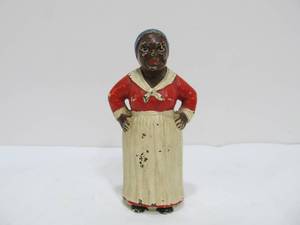 Old Vintage Cast Iron Figural Bank