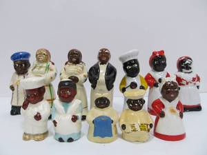 Lot of Vintage Figural Salt &amp Pepper Shakers