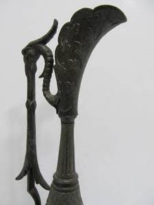 Signed Antique Sculptural Ewer&nbsp