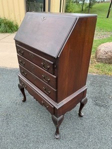 Excellent Small Antique Victorian Secretary Desk