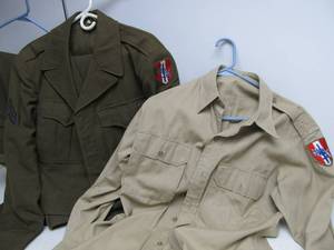Vintage US Military Army Uniform Jacket Shirt etc