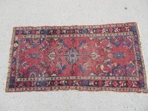 Antique Hand Woven Runner Rug