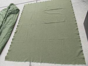 US Military Intermediate Cold Weather Mummy Sleeping Bag &amp Wool Blanket