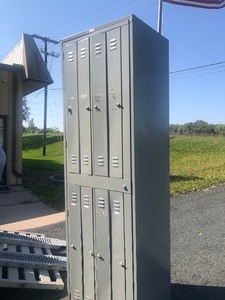 Large Vintage 8 Door Industrial or Gym Storage Locker&nbsp