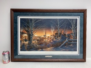lot 69 image: Large Framed Signed & Numbered TERRY REDLIN Print - Night On The Town
