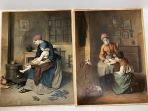 lot 162 image: Beautiful Antique Pierre Edouard Frere Lithograph Prints 