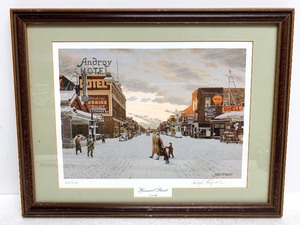 lot 154 image: Howard Street Hibbing, MN Signed & Numbered Print by Hugh Reynolds