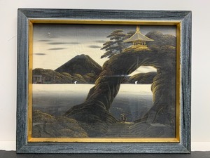 lot 152 image: Framed Vintage Japanese Original Painting on Silk