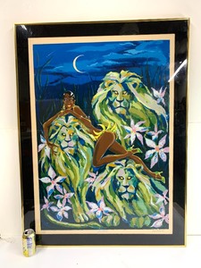 lot 180 image: Framed Signed Numbered Vintage BOB MACKIE Serigraph - Josephine