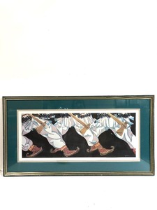 lot 238 image: Large Framed Signed Numbered Shawna Balas Print - Arkan