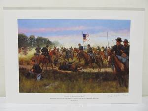 lot 248 image: Assault on Beverly Fords Road by Keith Rocco Signed And Numbered Large Litho