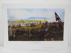 lot 249 image: Rally On The Battery by Keith Rocco Signed And Numbered Large Litho