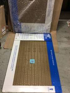 48 in. x 30 in. Bronze Steel Pet Grille by Unique Home Designs Customer Returns See Pictures