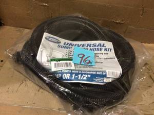 24 ft. Poly Universal Discharge Sump Pump Hose Kit by Superior Pump Customer Returns See Pictures