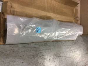 40 ft. x 100 ft. Clear 4 mil Plastic Sheeting by HUSKY Customer Returns See Pictures