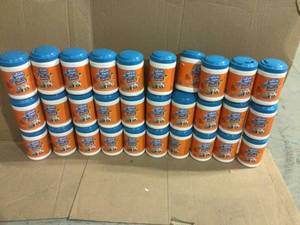 Lot of Citrus Scent Heavy-Duty Cleaning Wipes (90-Count) by Miracle Brands Customer Returns See Pictures