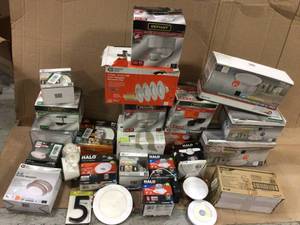 Lot of Assorted Lighting Various Sizes Models and Conditions Orginal Customer Returns See Pics