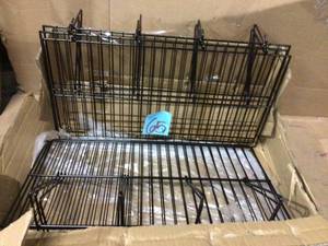 23-12 in. W x 12 in. D Black Straight Wire Shelf (Pack of 6) by Econoco Customer Returns See Pictures