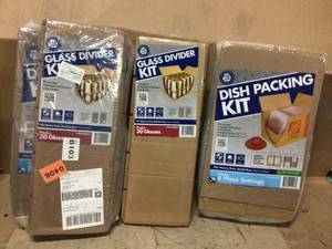 Lot of 3 Dish Packing Kit by Pratt Retail Specialties Customer Returns See Pictures