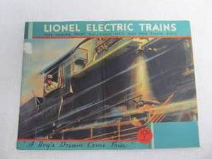 Original Prewar 1930s Lionel Train Catalog