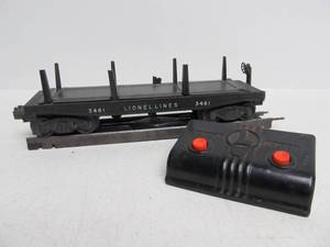 Lionel No. 3461 Operating Log Dump Car wTrack