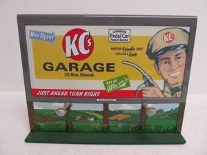 Large KCs Garage Metal Billboard