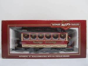 G Scale Bachmann Seasons Greetings Christmas Train Car wBox