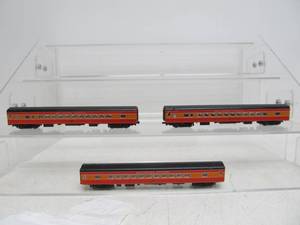 Lot of N Scale Train Cars #7 - 3 KATO Daylight Passenger Cars - Southern Pacific