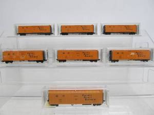 Lot of N Scale Train Cars #13 - Matching Southern Pacific Cars wDifferent Numbers