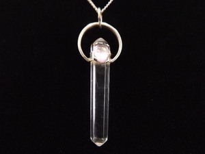 .925 Sterling Silver Amethyst Cabochon Accented Healing Crystal Pendant Necklace