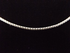 .925 Sterling Silver Box Link Necklace