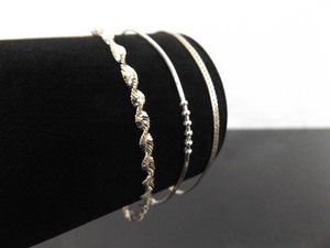 3 Various .925 Sterling Silver 7 Bracelets